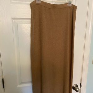 Tan Maxi skirt